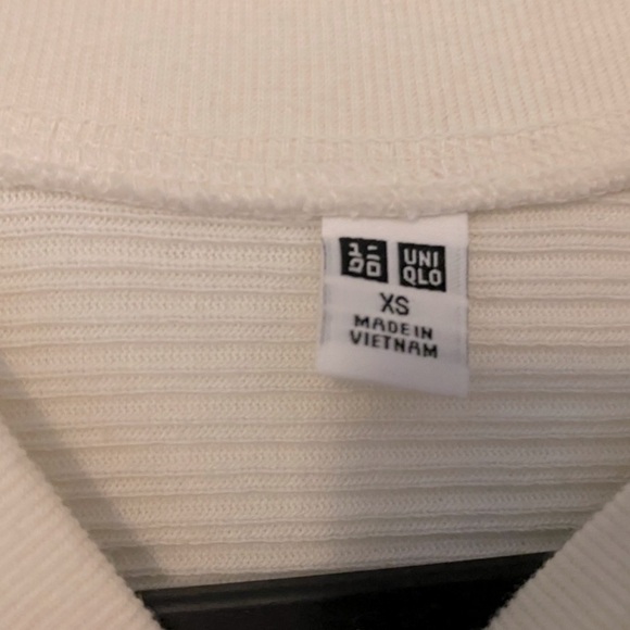 Uniqlo WOMEN COTTON RIBBED CREW NECK - Picture 3 of 4
